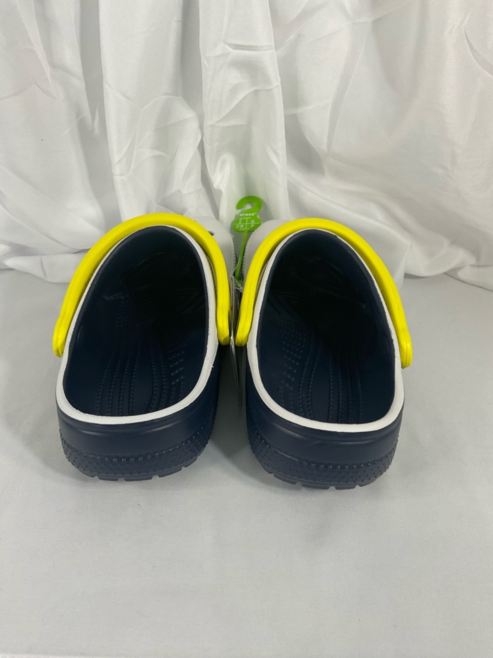 CROCS Classic Retro Sport Clog K - White Yellow and Blue - Picture 7 of 12